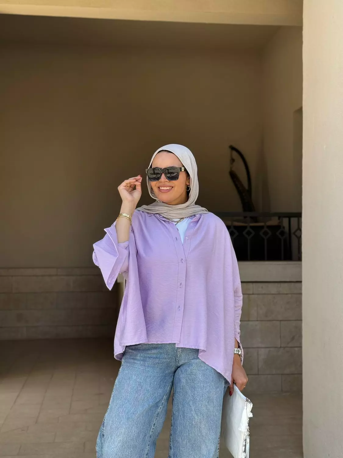 Lavender Summer blouse hover image