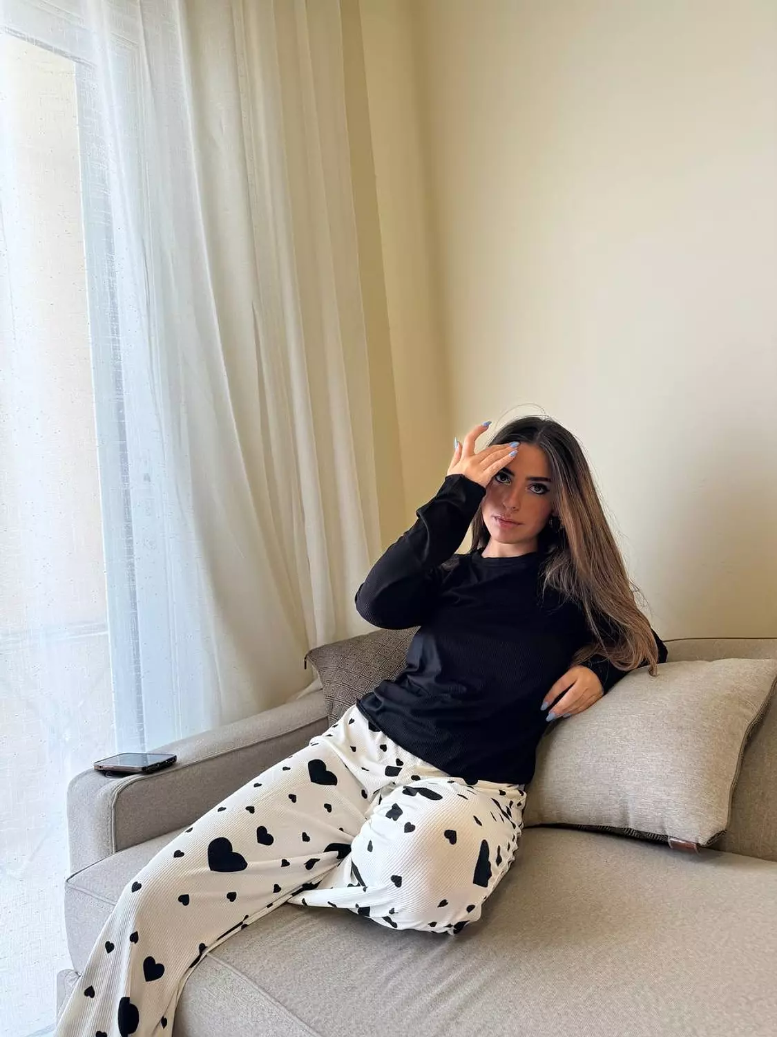 Hearts pjs 6