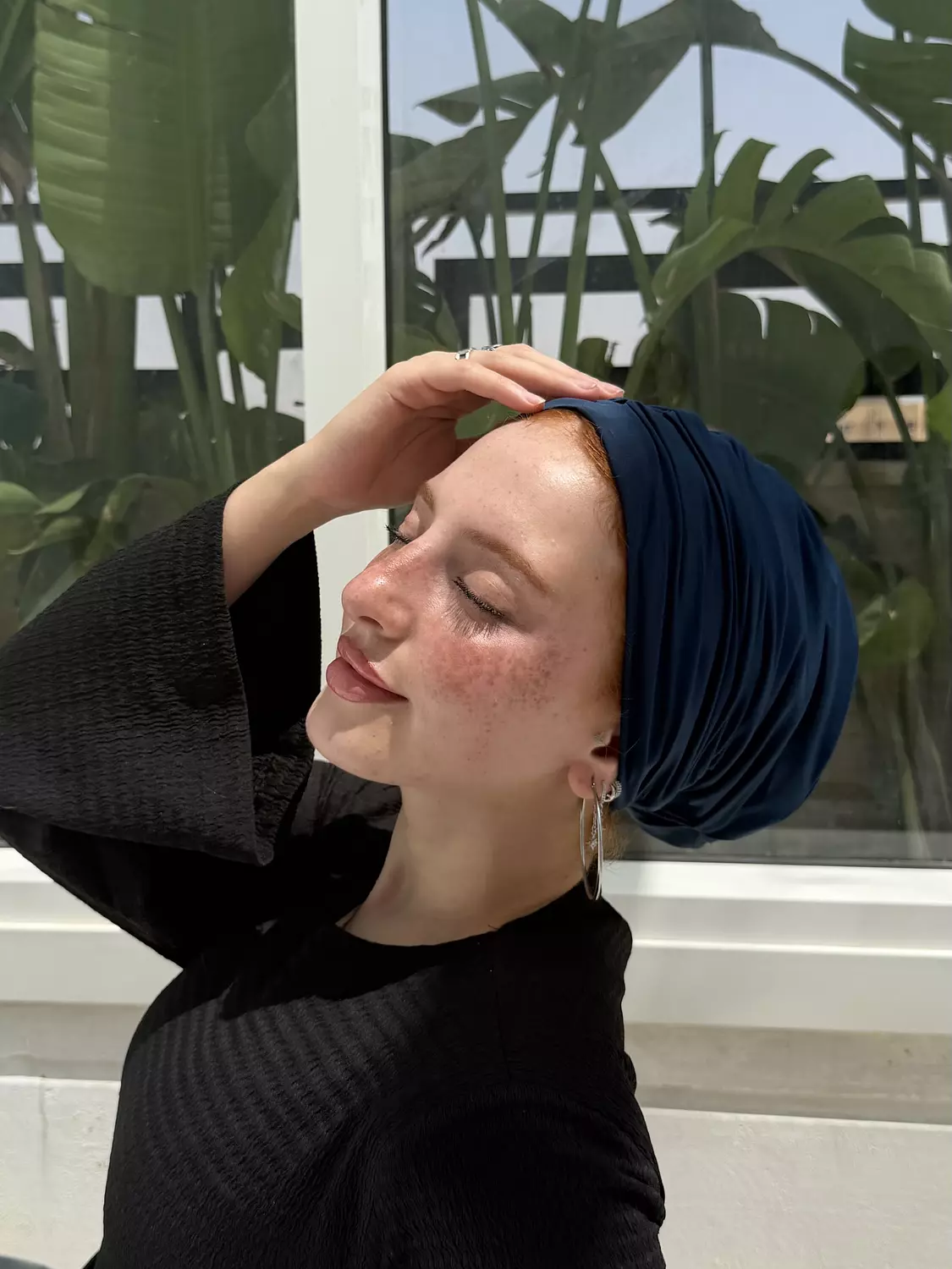 The navy blue turban 3
