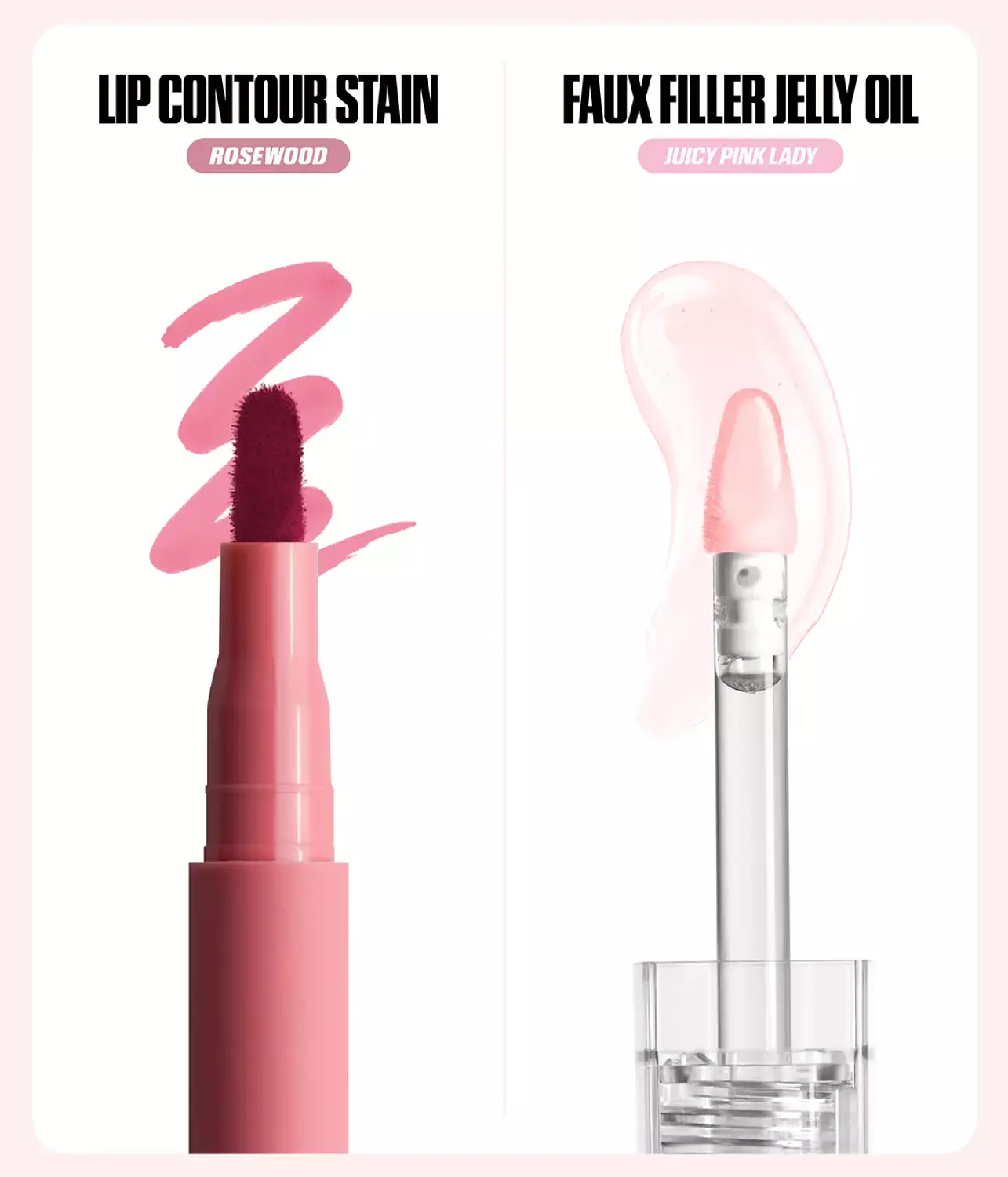 HUDA BEAUTY HABIBTI ROSY PINK LIP DUO 1