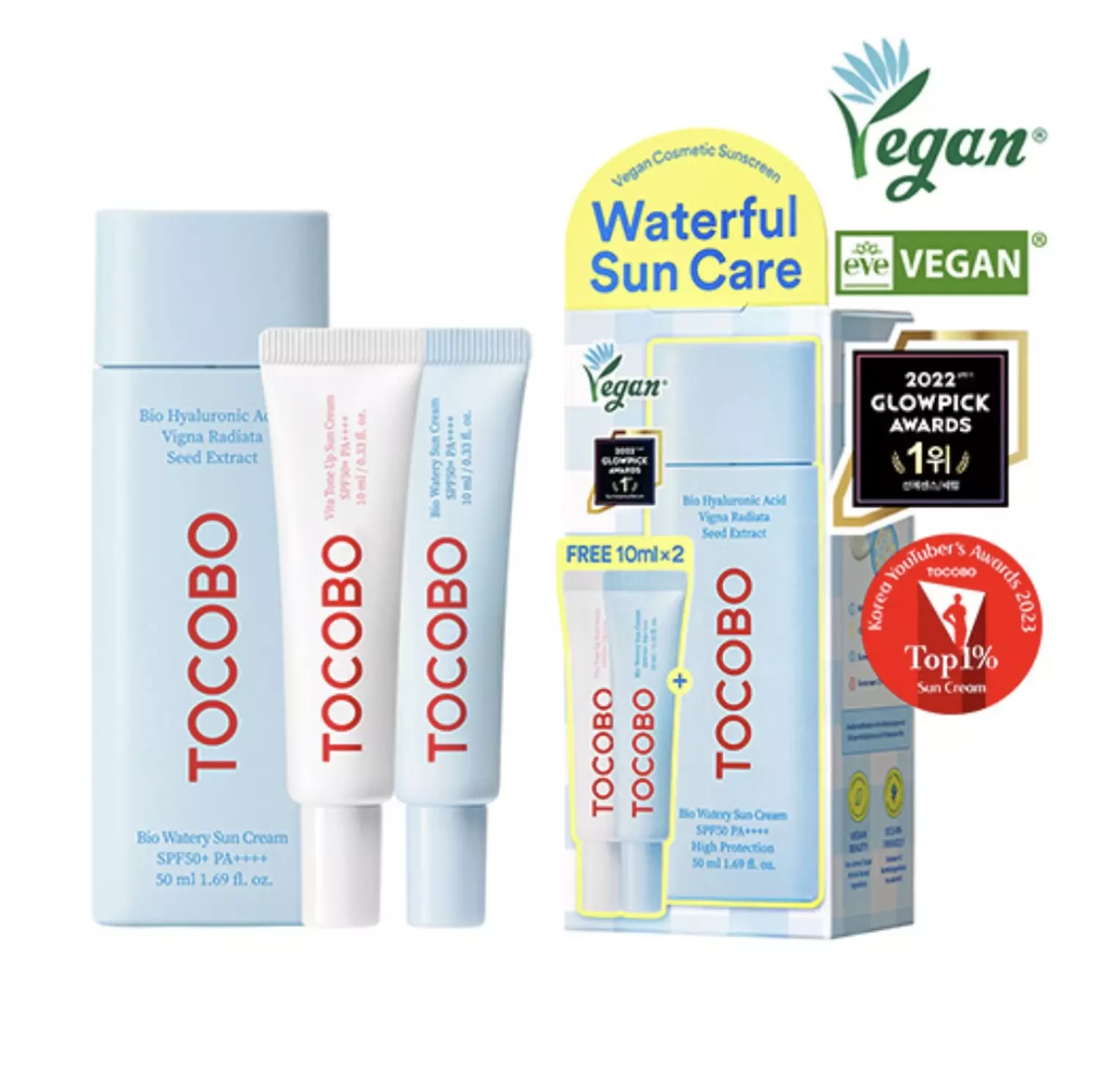 TOCOBO Waterful Suncare Sun Cream Set 1