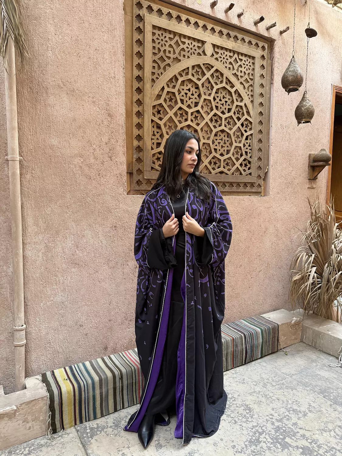 Purple Arabic Letters 4