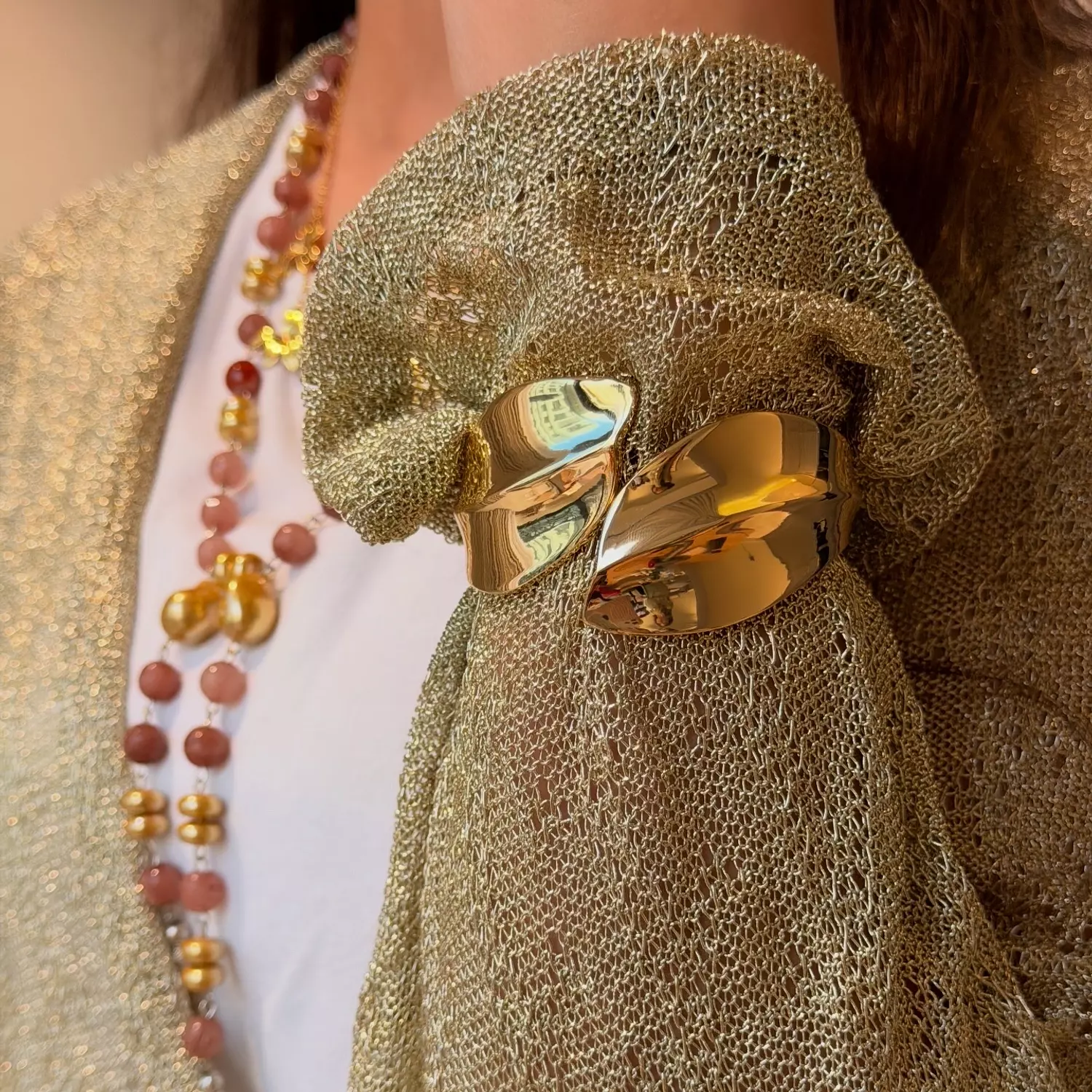 Leaves Statement Bangle image