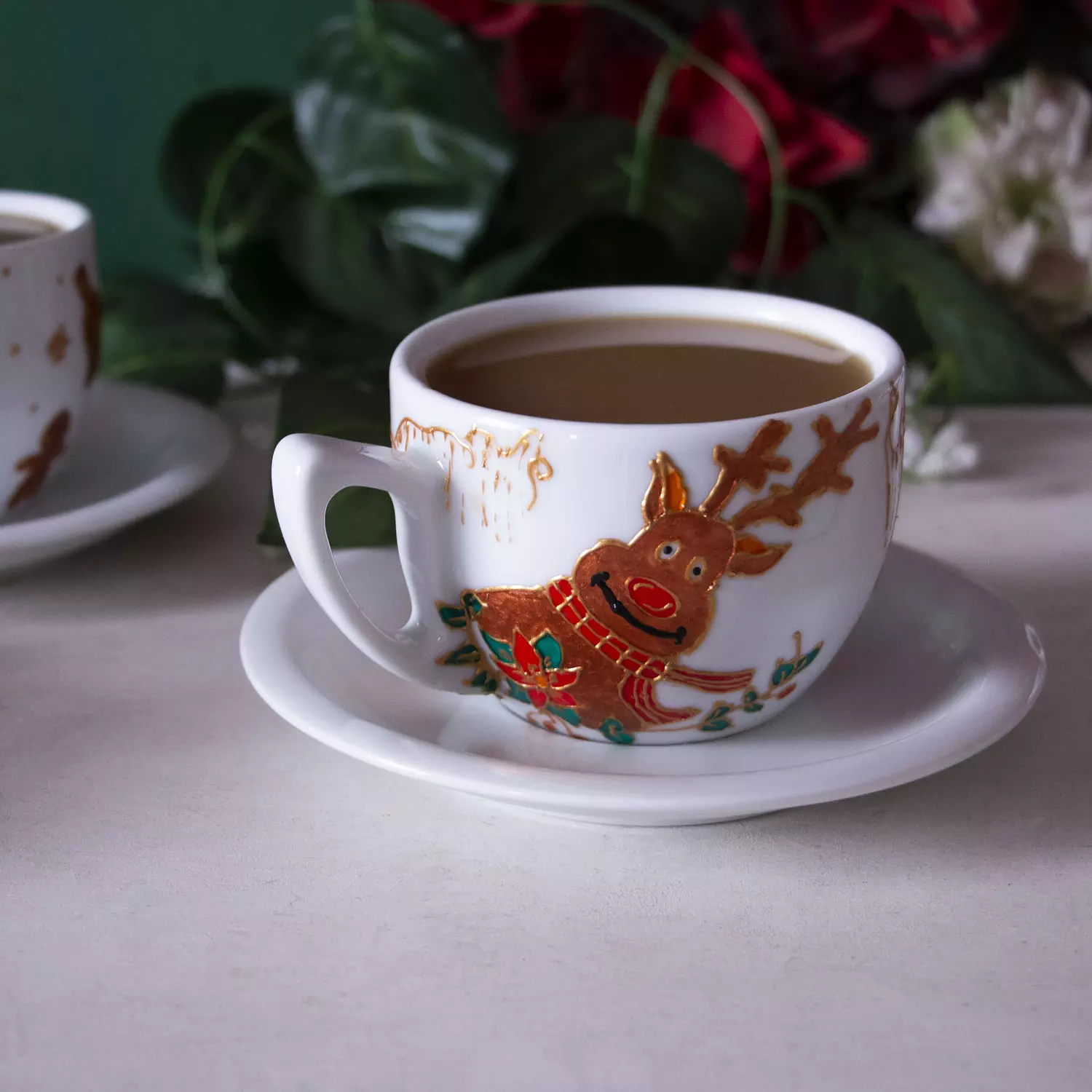 Christmas Vibes Cappuccino Cup image
