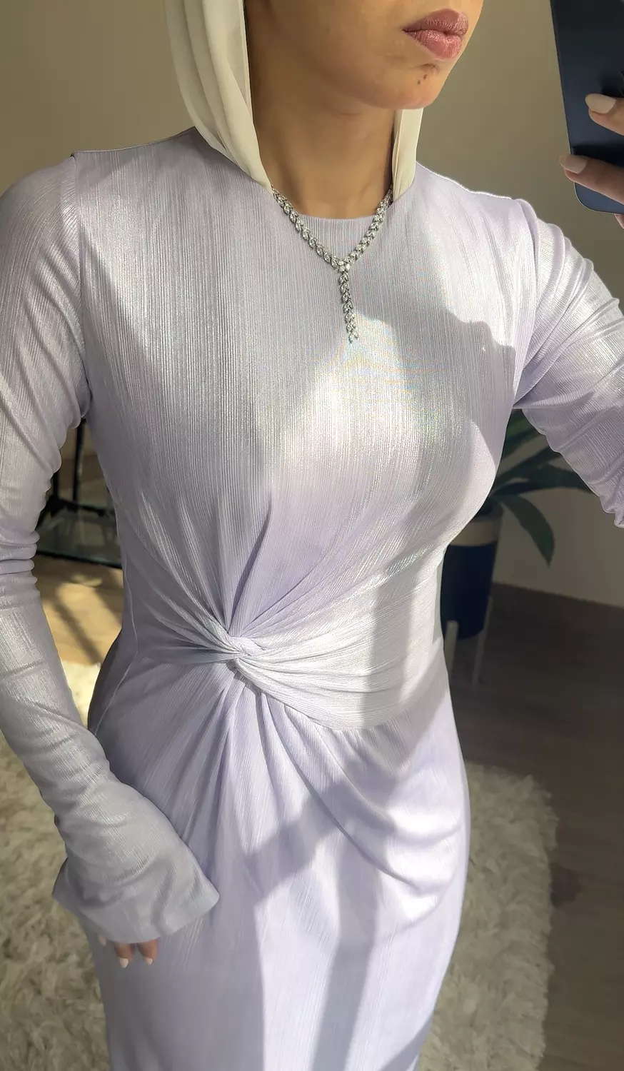 Flora dress in lavender  3