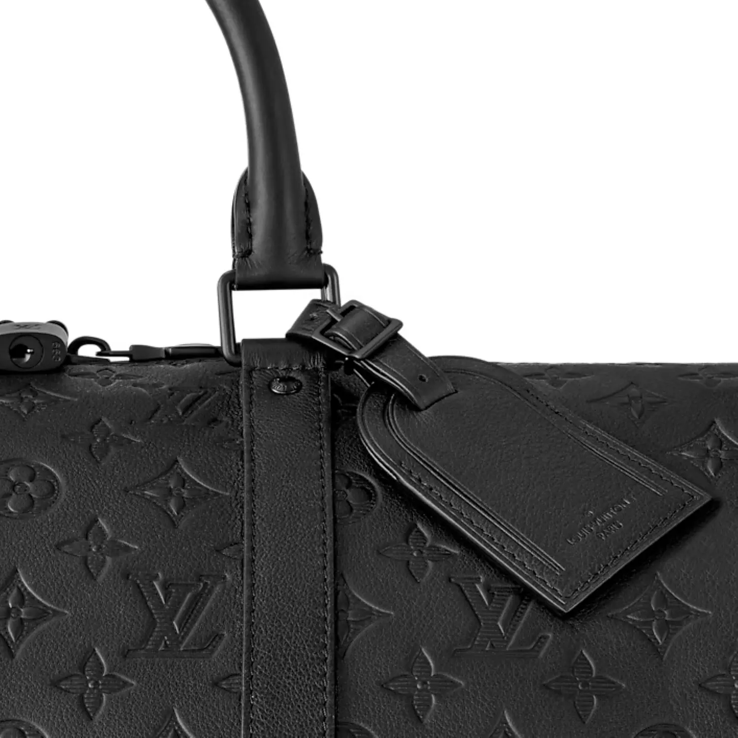 LOUIS VUITTON BLACK KEEPALL BANDOULIÈRE DUFFLE 4