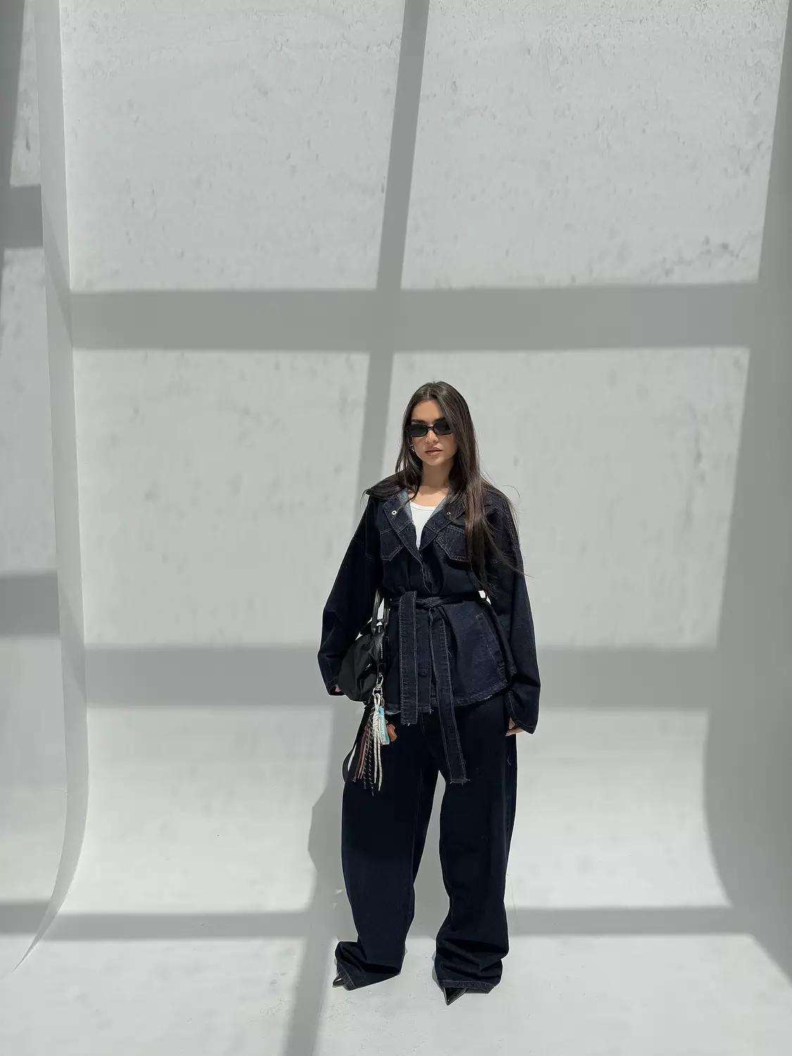 Denim Tie-Waist Set 8