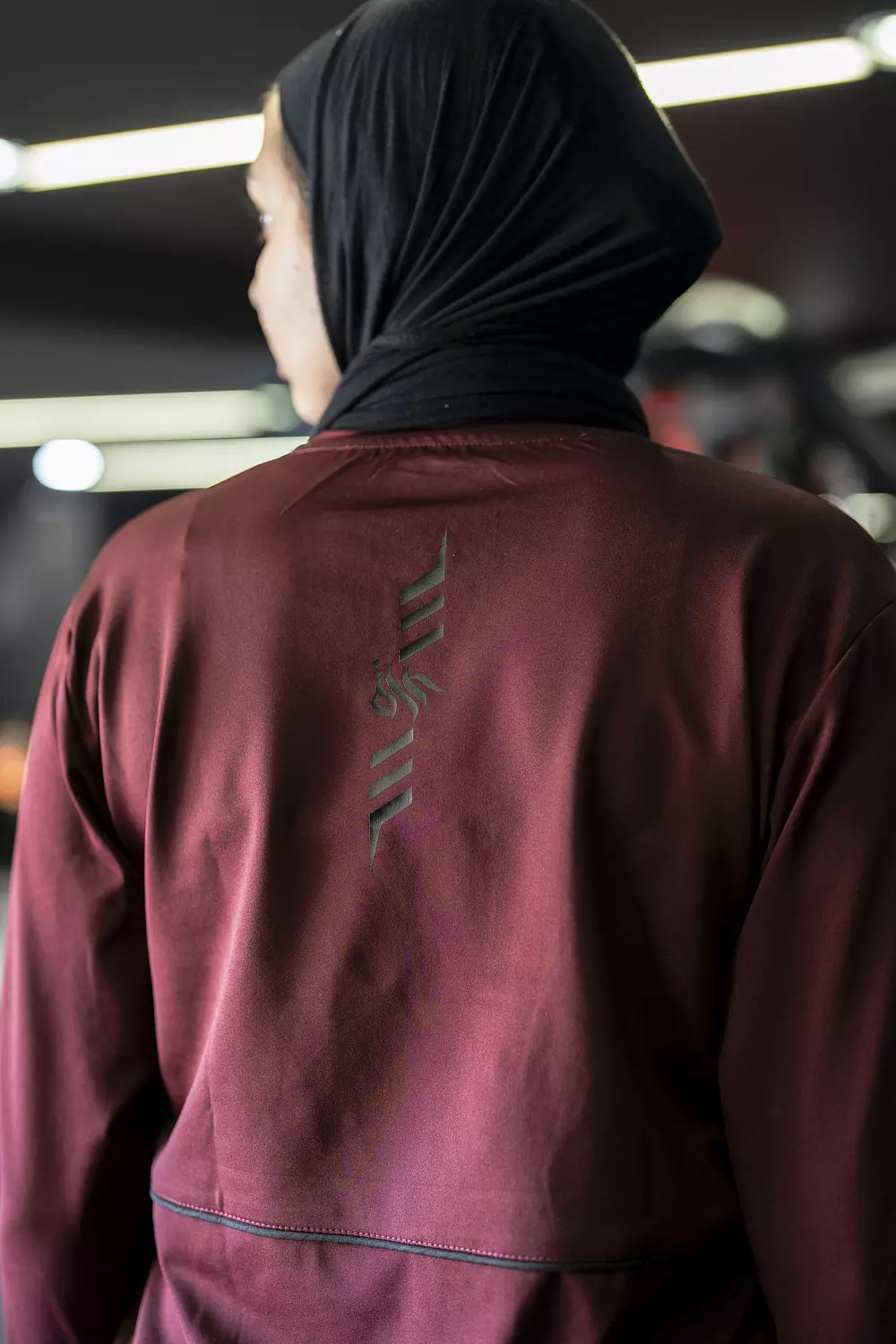 HURRA'S LONG FIT T-SHIRT IN BURGANDY  image