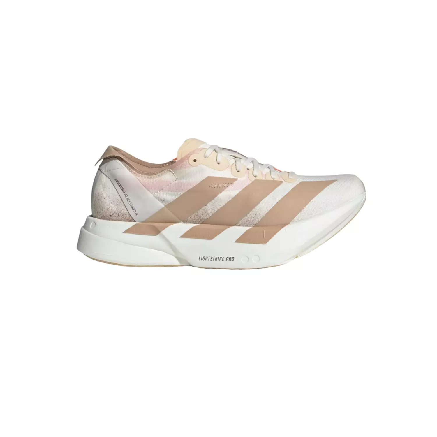 Adidas Adistar Adios Pro 4 - Chalk White Warm Sandstone Sami Impact Orange 