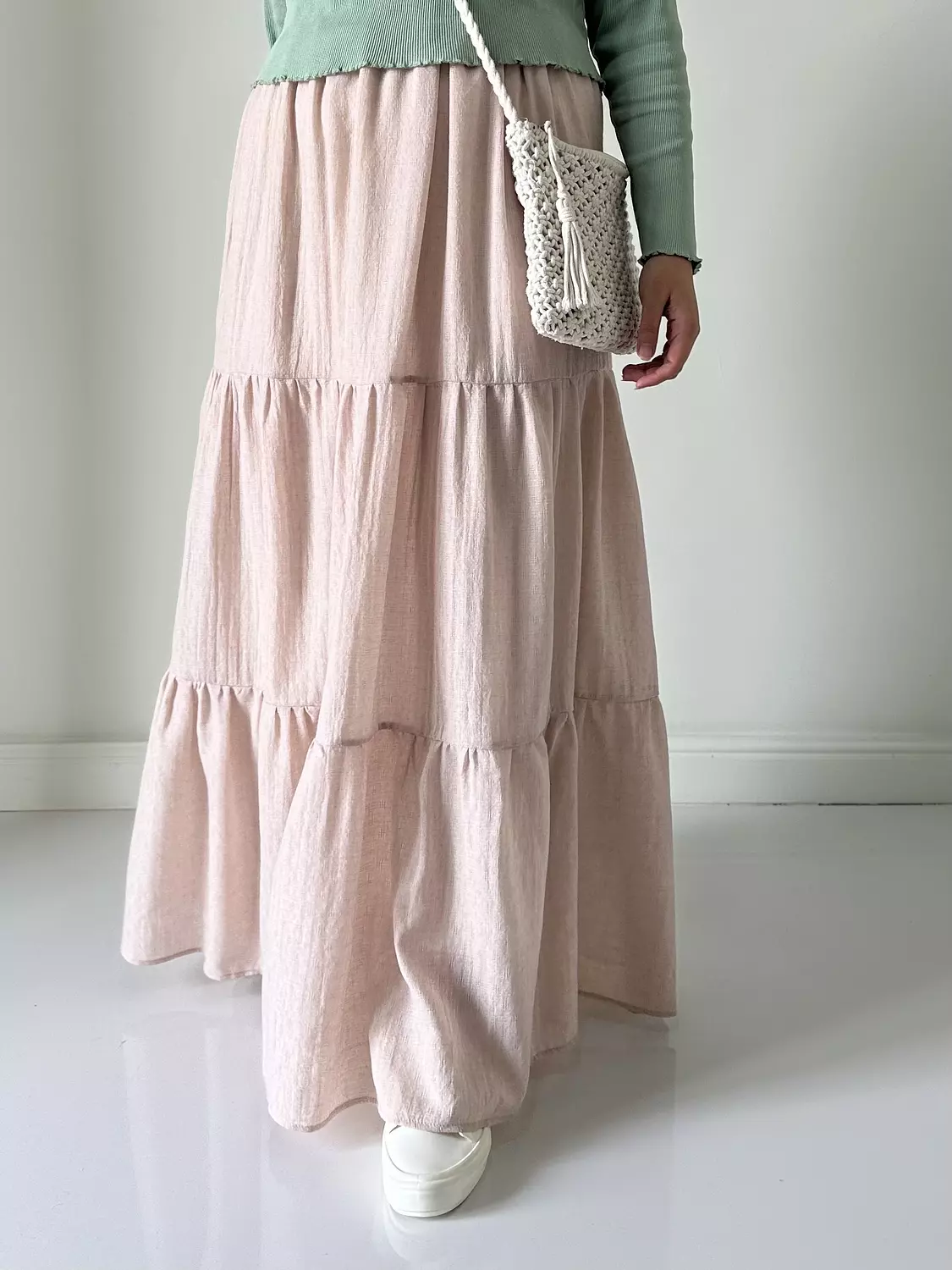 Levoil Linen Skirt 2