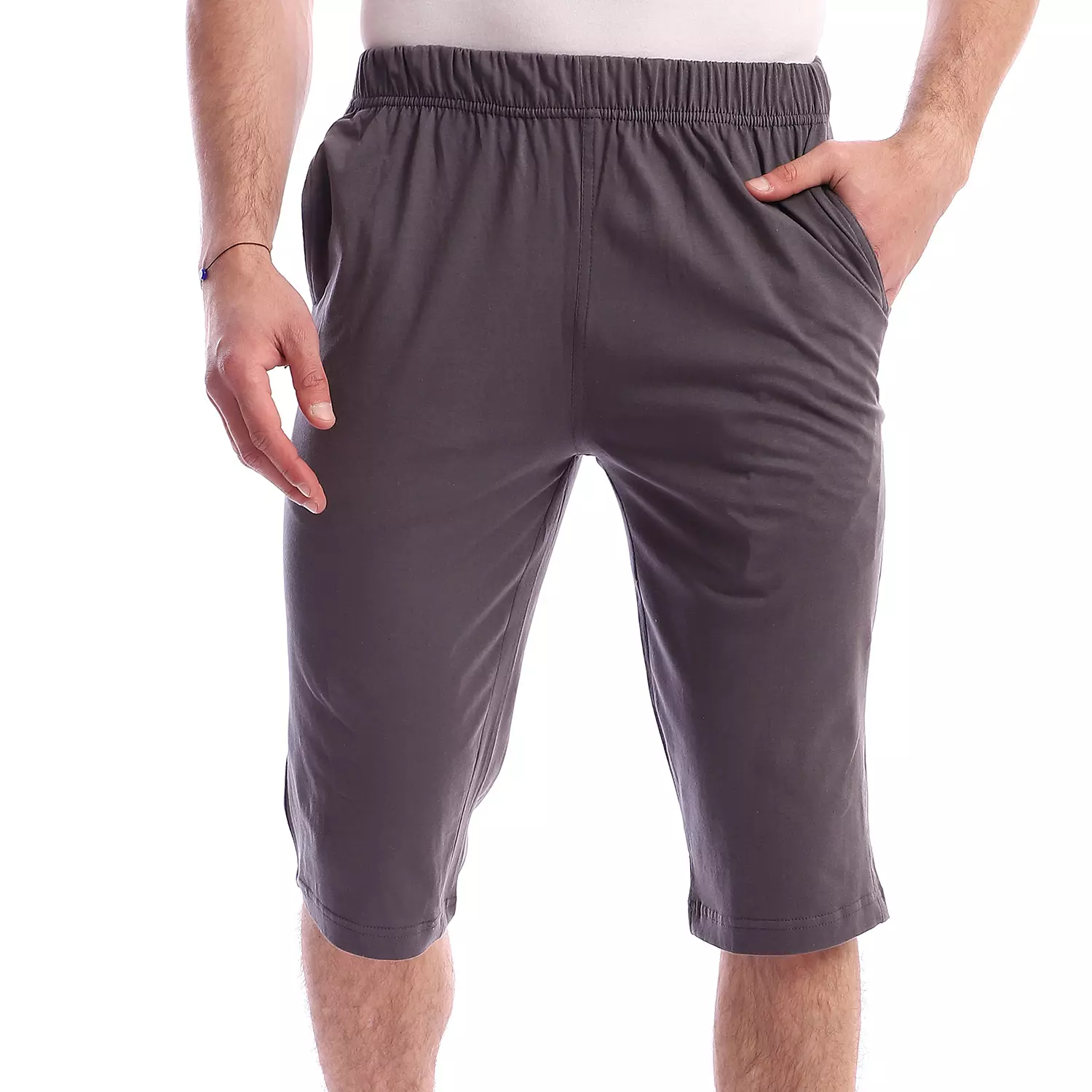 Cotton Plain Long Short - 5016 - Dark Gray image