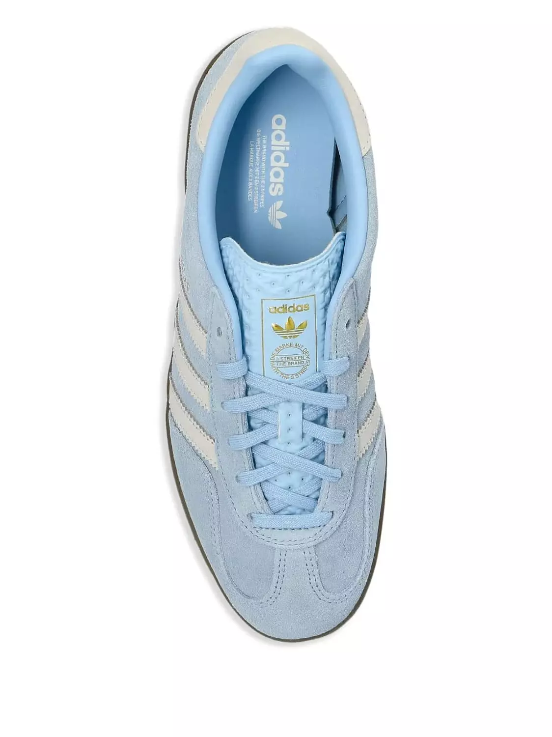 Adidas, Women's Adidas Gazelle Indoor Clear Sky Off White 2