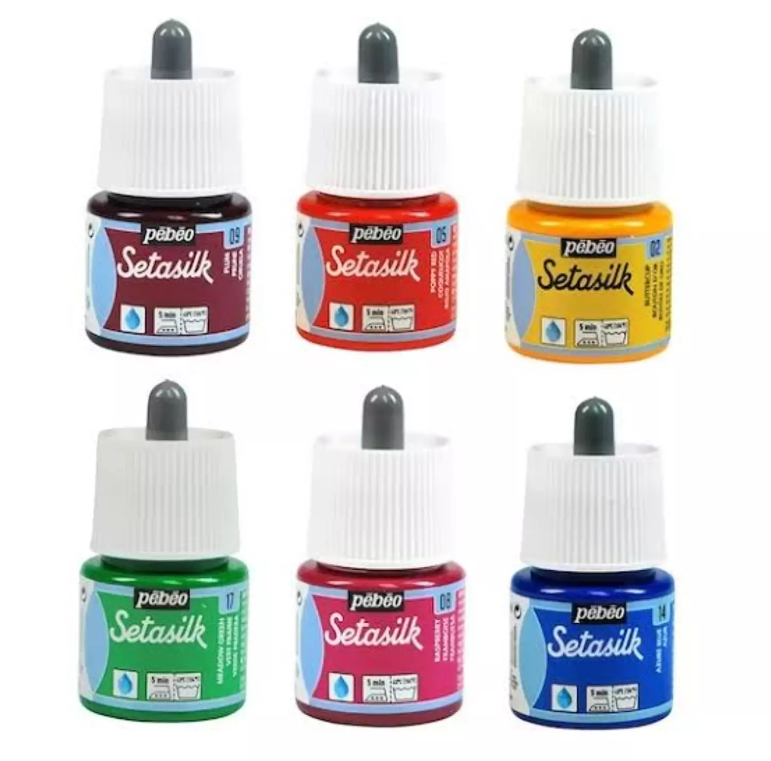 لون قماش حرير pebeo SetaSilk Colours 45 ml 3