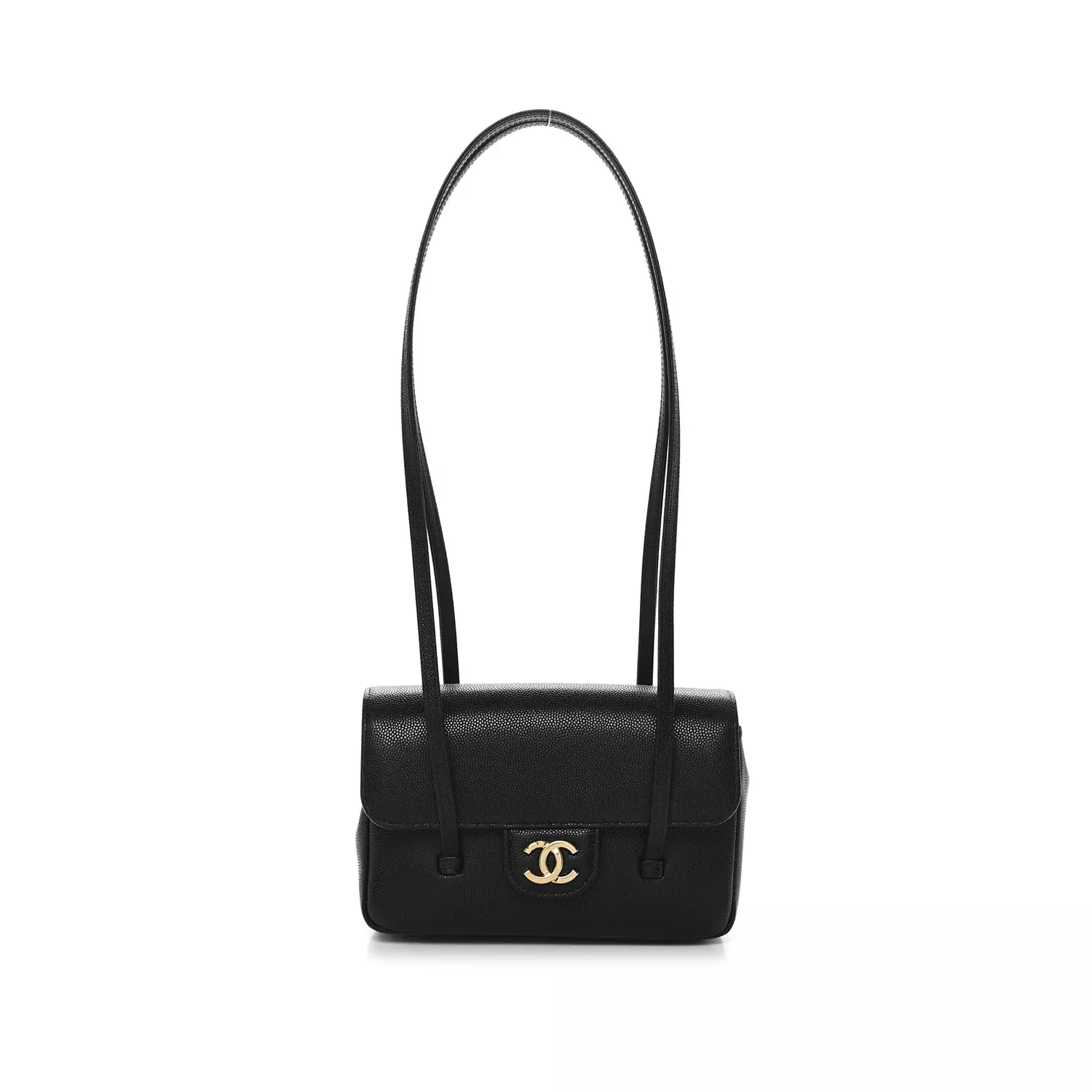 Chanel Shiny Caviar Mini Preppy Coco Shoulder Bag.  image