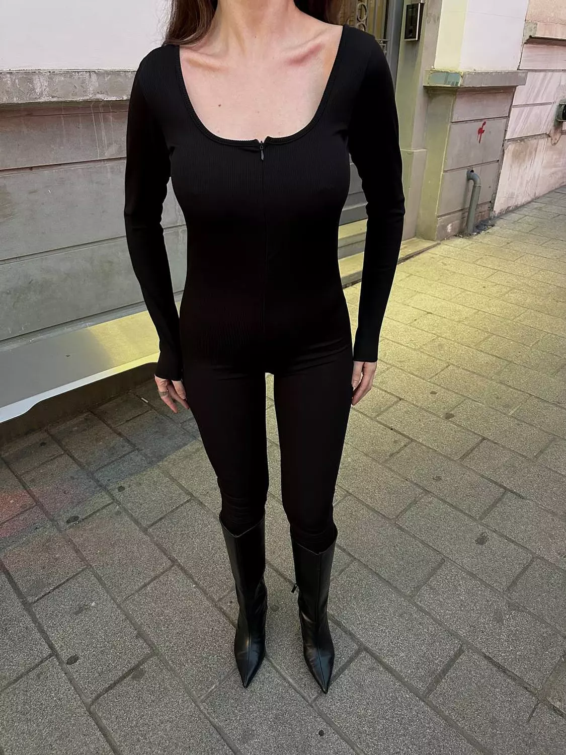 Black Round body suit 3