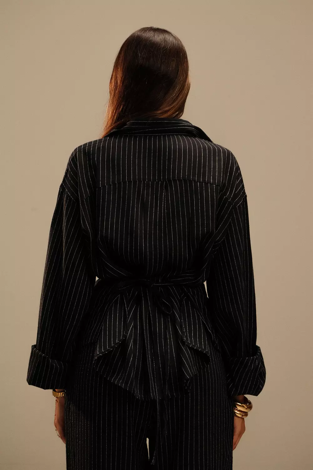 Striped Linen Set 6