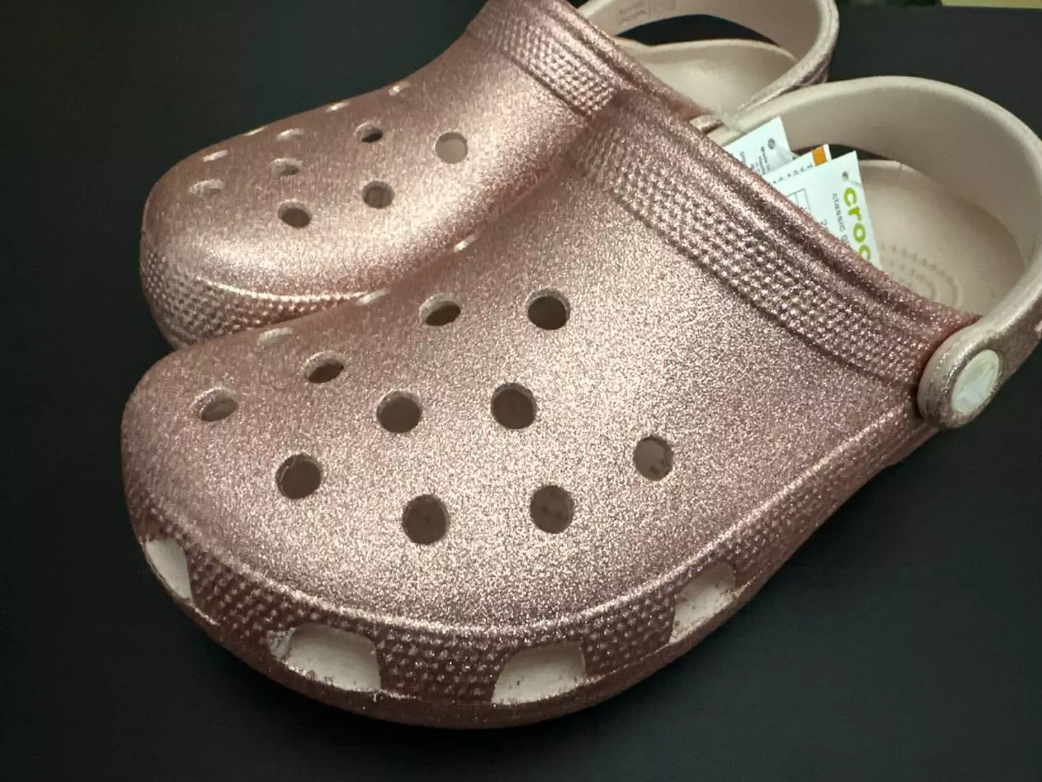 Crocs Classic Glitter Clog Quartz Glitter 6