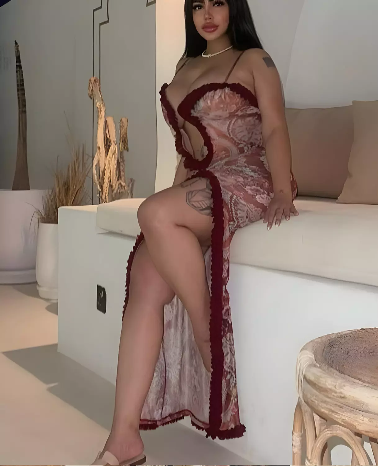 Floral Mesh Cut-Out Maxi Dress 2