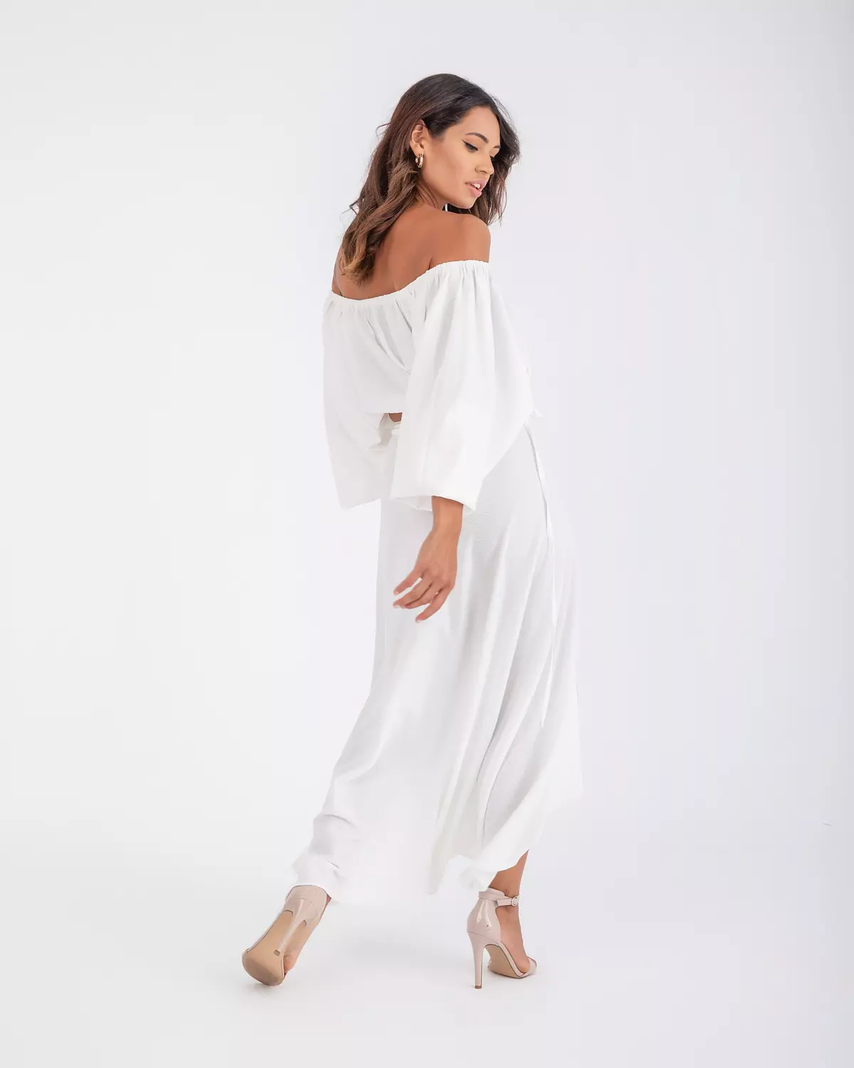 The crinkled QUEEN cropped top 1