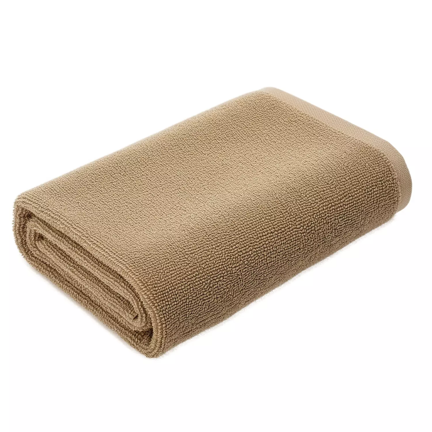 Shorto Towel Plain Made From 100% Cotton - 2627 - Dark Beige image