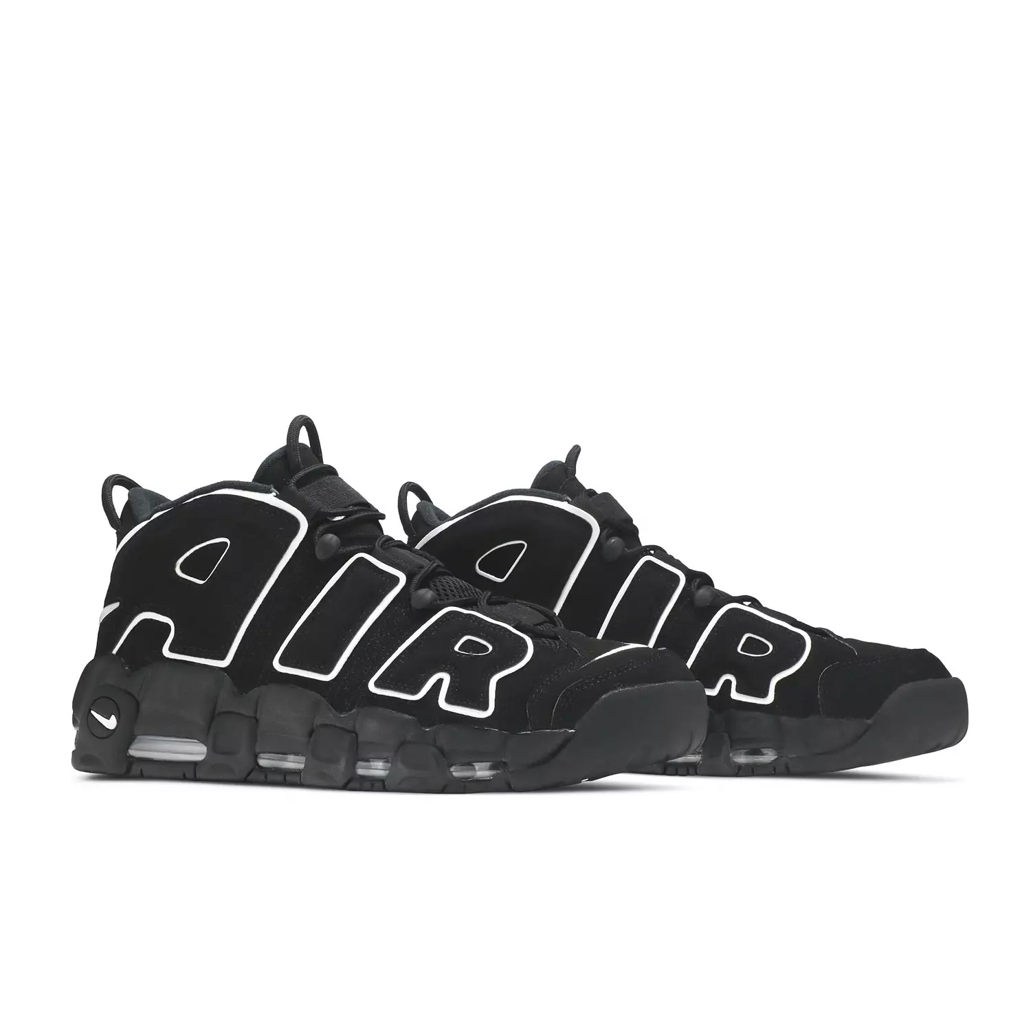  Air More Uptempo 'Black White' 2020 5