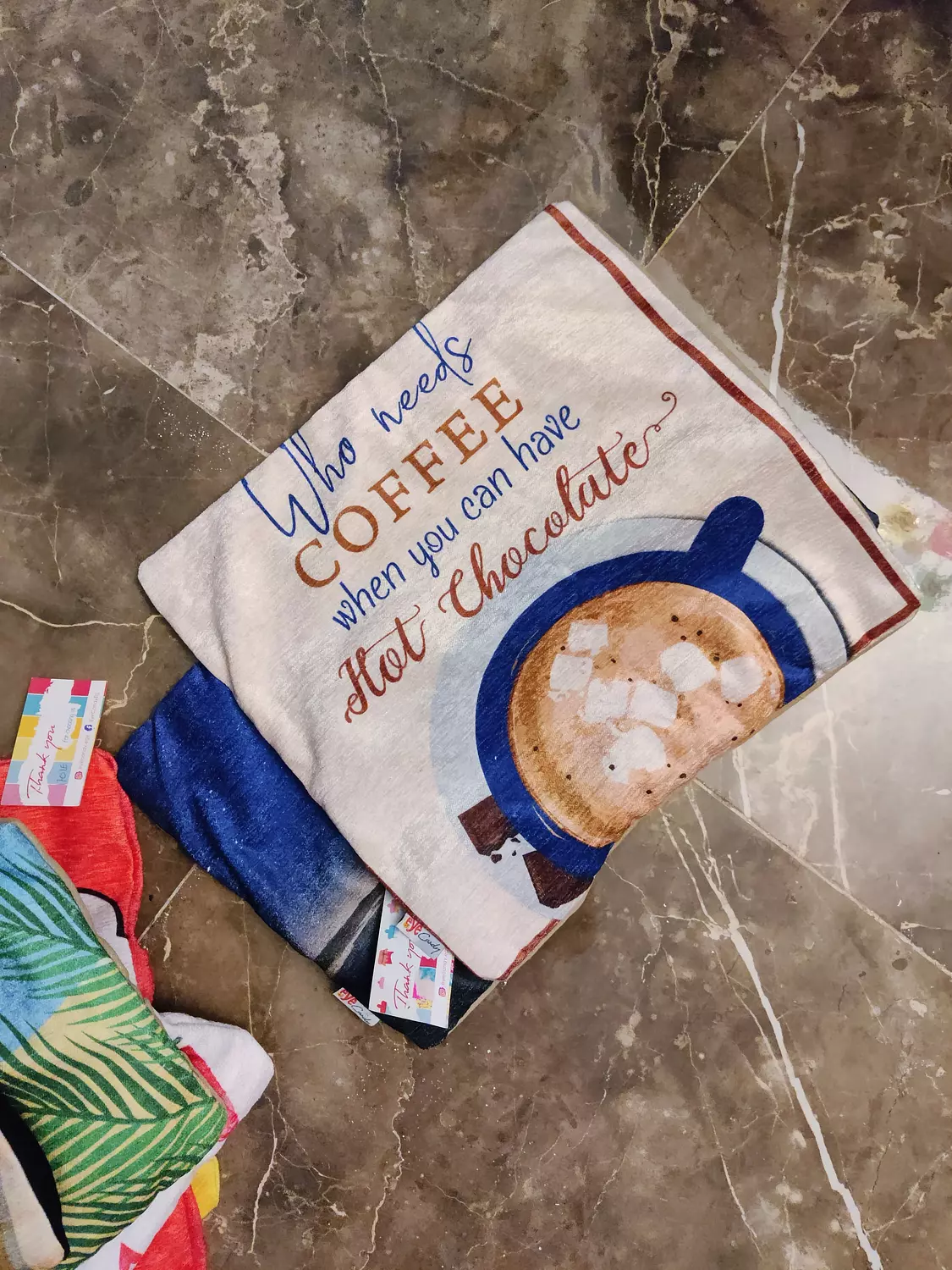Hot Chocolate Cushion Cover   image