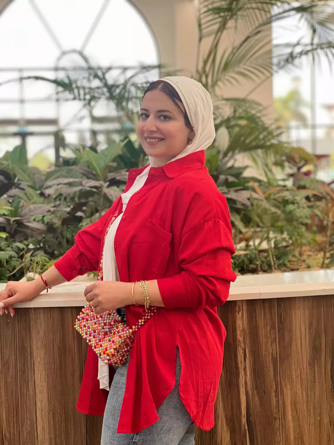 red cotton shirt 1