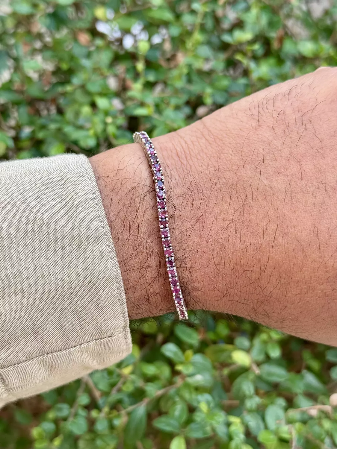 Ruby Tennis Bracelet hover image