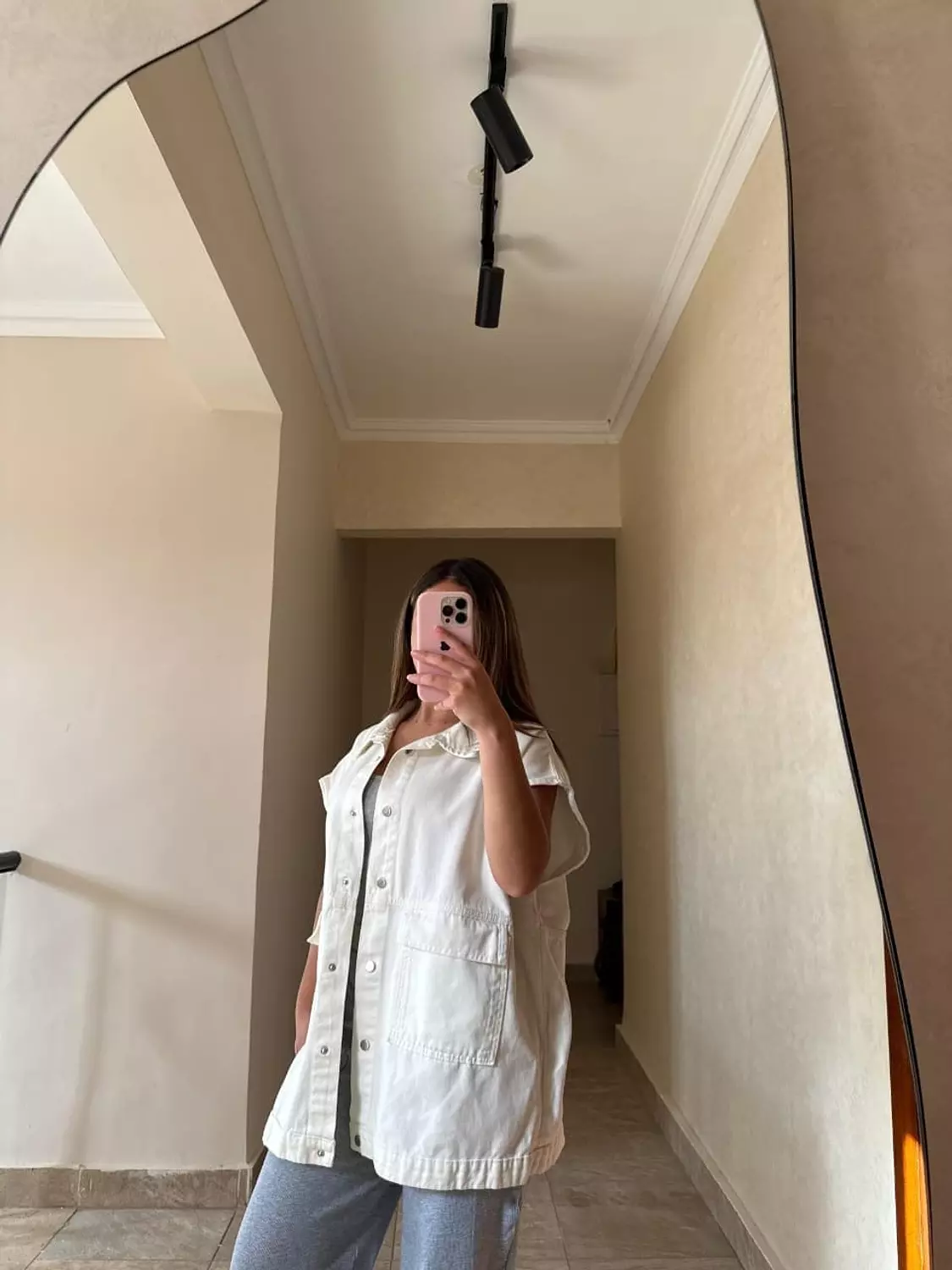 Long Gabardine Vest 2