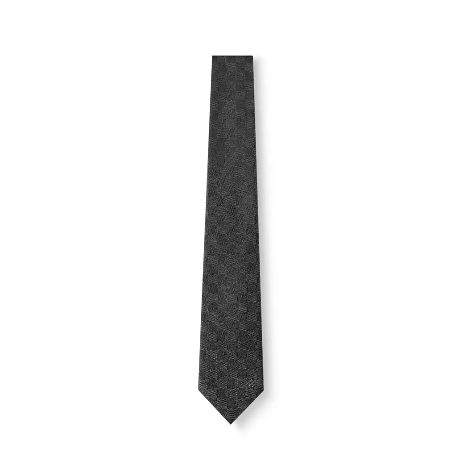 Louis Vuitton Damier Classique tie in black silk image