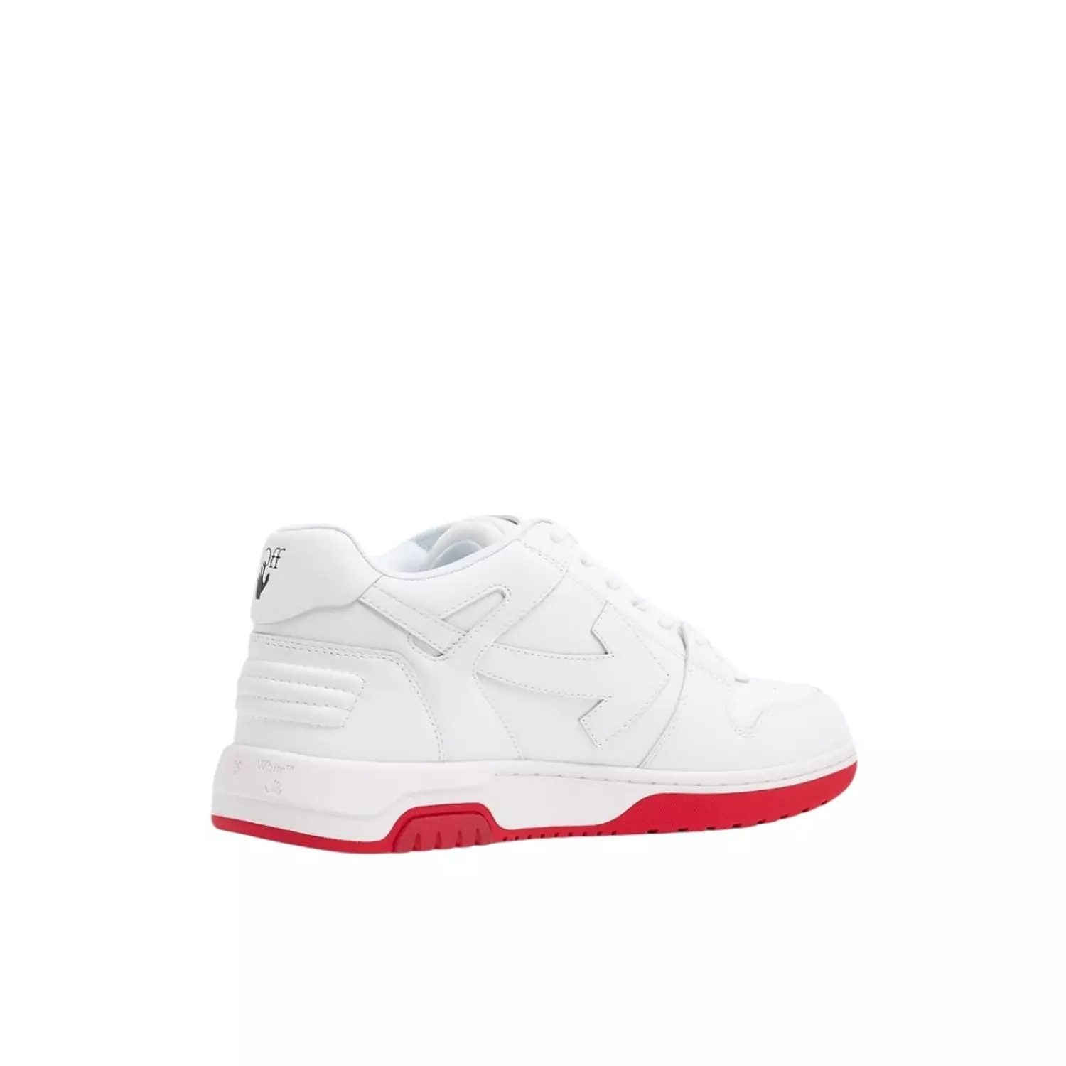OFF-WHITE Out Of Office “OOO” Low Tops For Walking White Red SS22 hover image