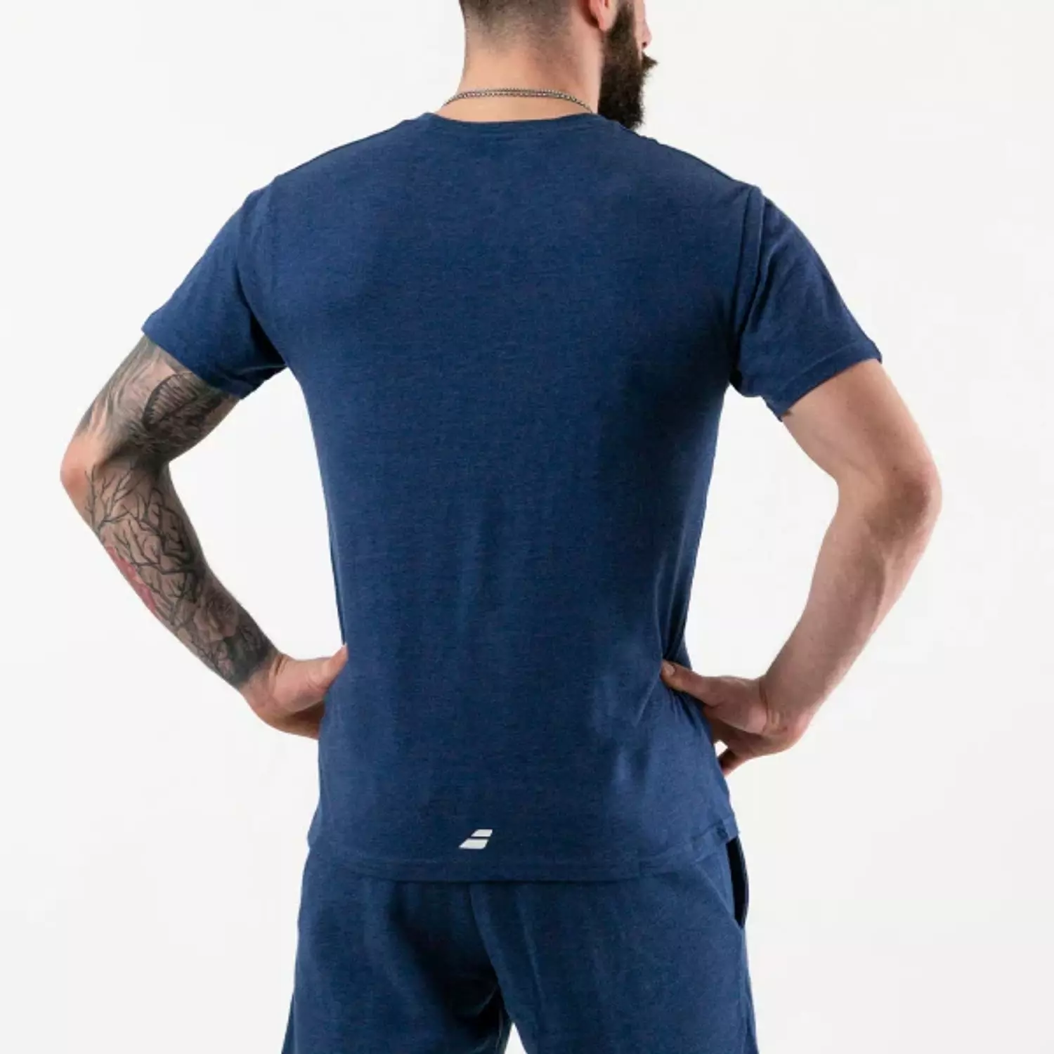 Babolat Exercise Tee Men - Navy Blue T-Shirt 3