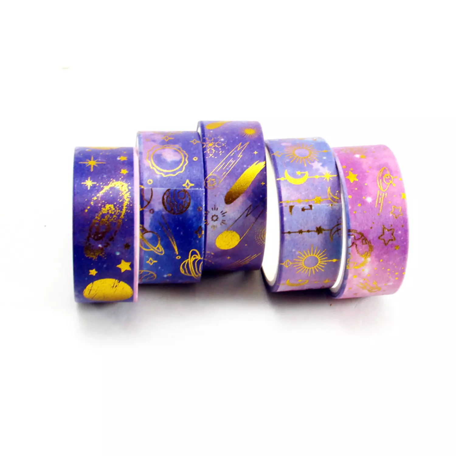 4 Rolls Washi tape set - Star Fantasy image