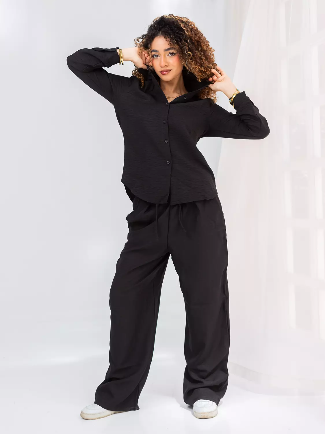 Linen Set | Black hover image