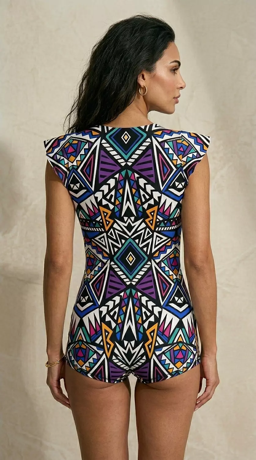 tribal ruffled Sleeve Guard  hover image