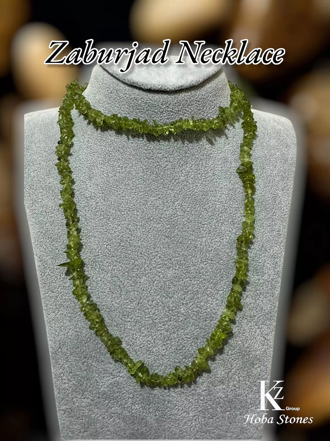 Peridot Necklace 70cm long hover image