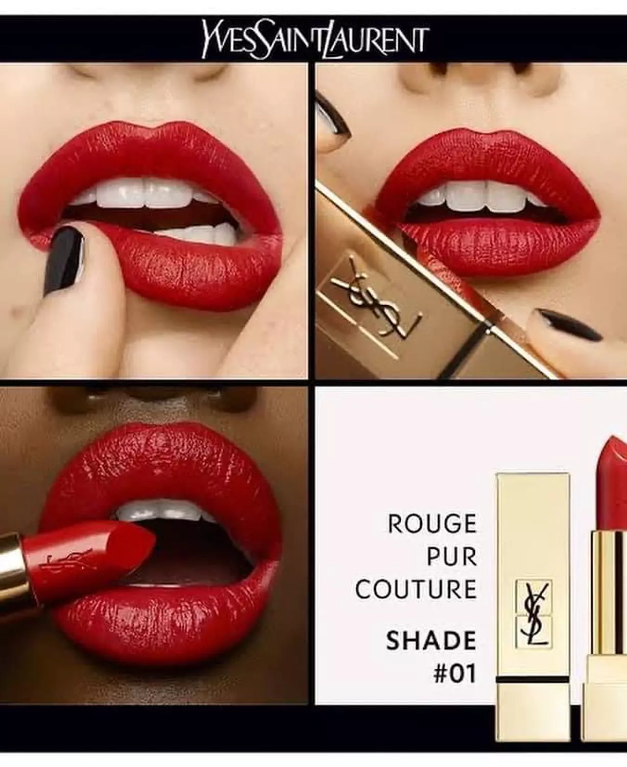 Yves Saint Laurent Rouge Pur Couture Mini – Red 01 1