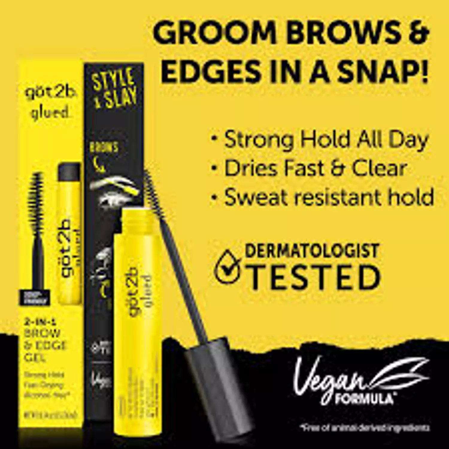 Got2B Glued Brows & Edges Hair Gel - 0.54oz 2