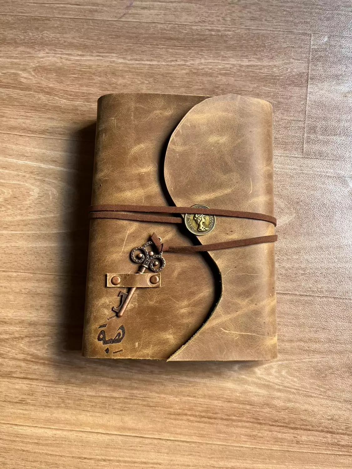 classic journal A5 vintage key lock hover image