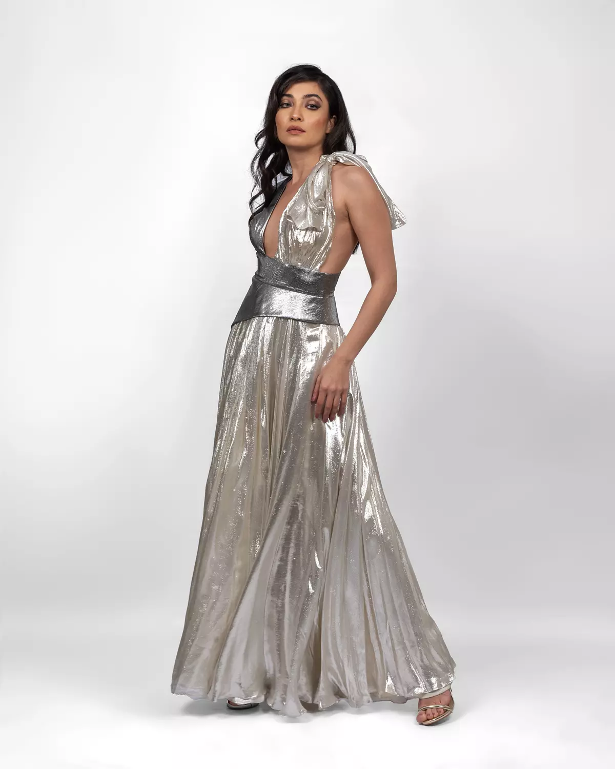 Celestial One-shoulder White Dress 6