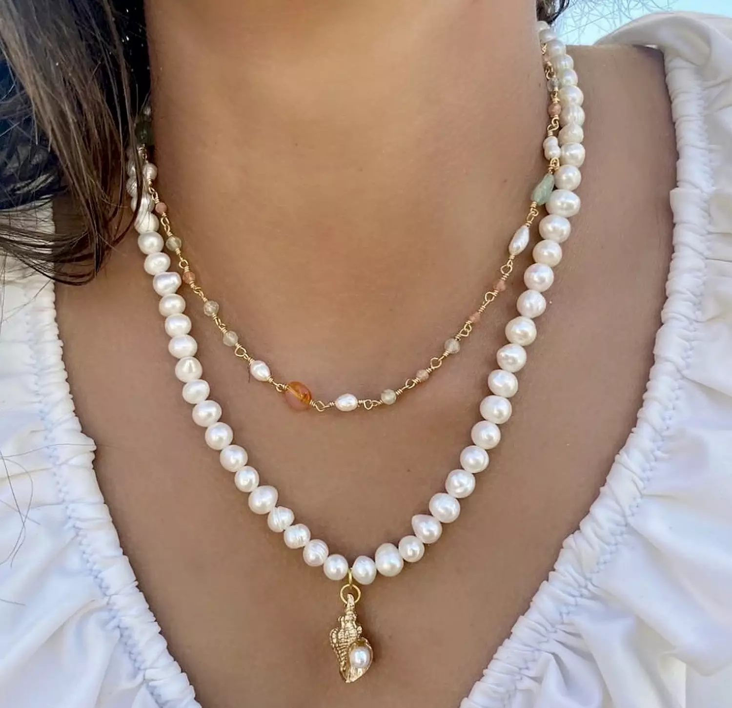 Pearl Shell Necklace  hover image