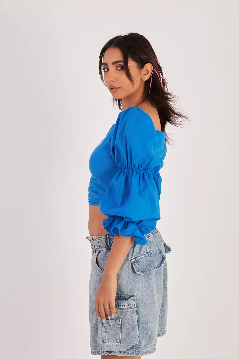 Bubble Bound Square Neck Top 5