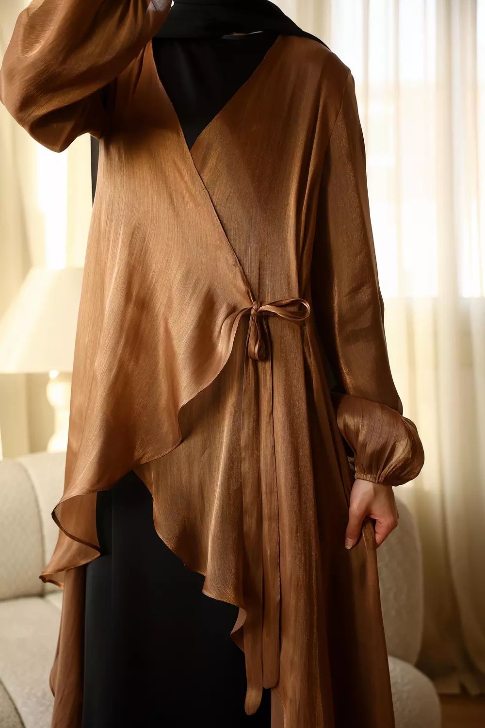 Glimmer Wrap Top 050 2