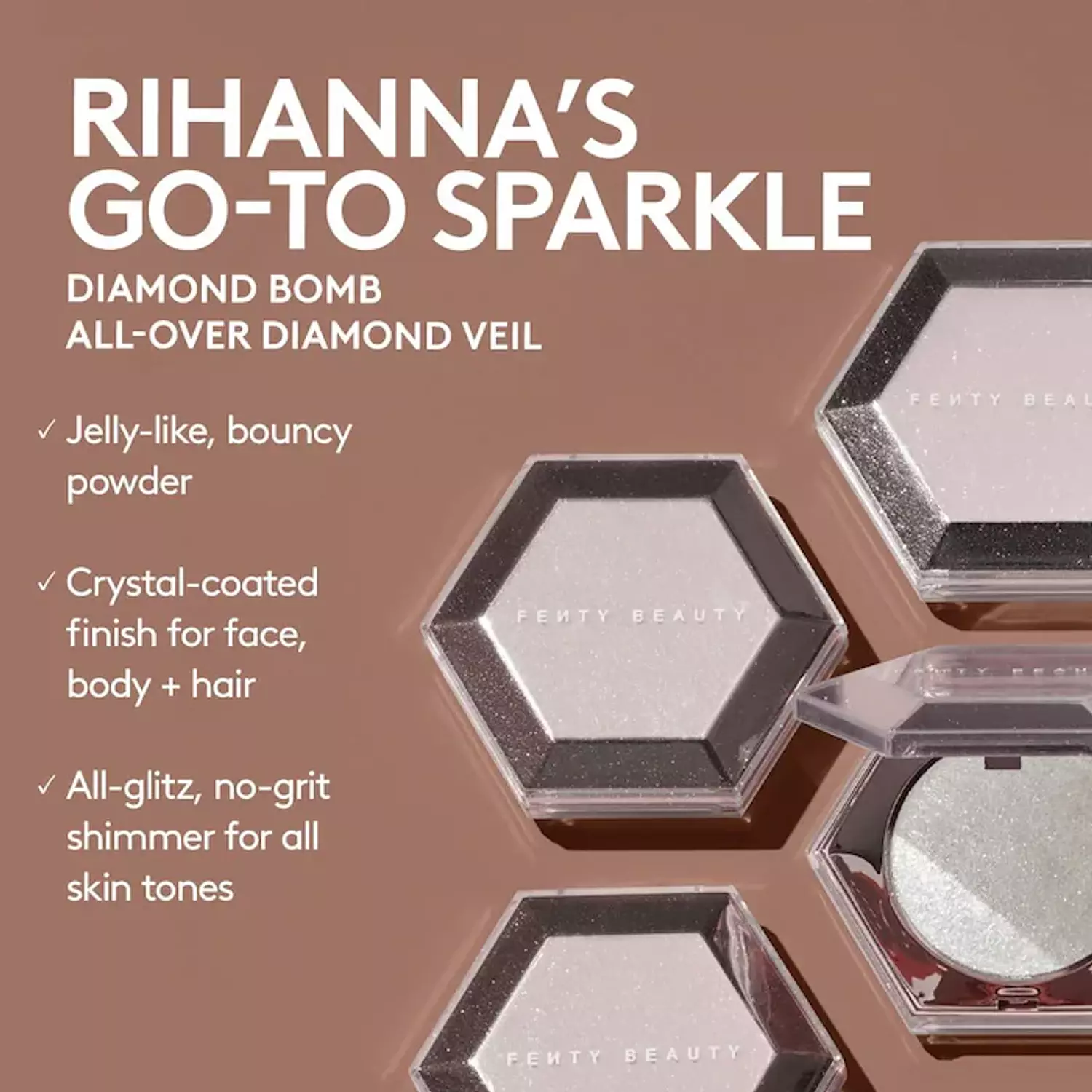 Diamond Bomb All-Over Diamond Veil 2