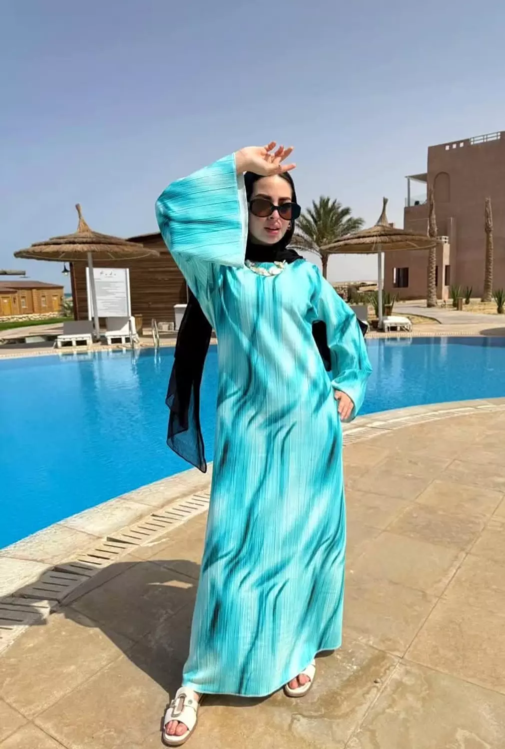 Sea waves dress  4