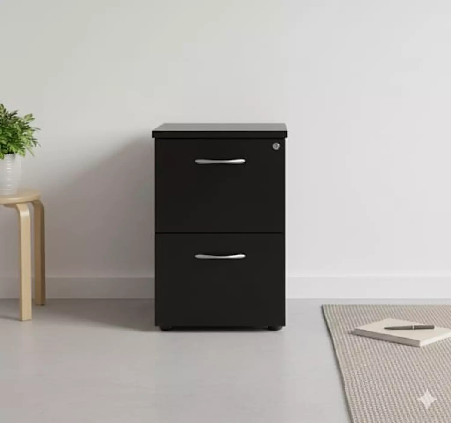 Shannon 2 black drawers image