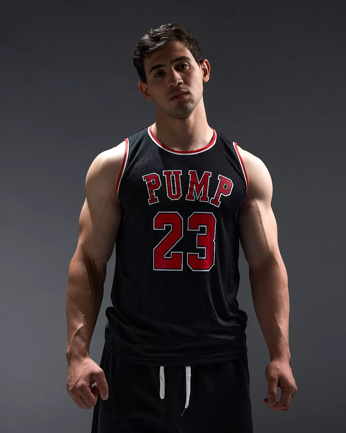 JERSEY TANK TOP-black hover image