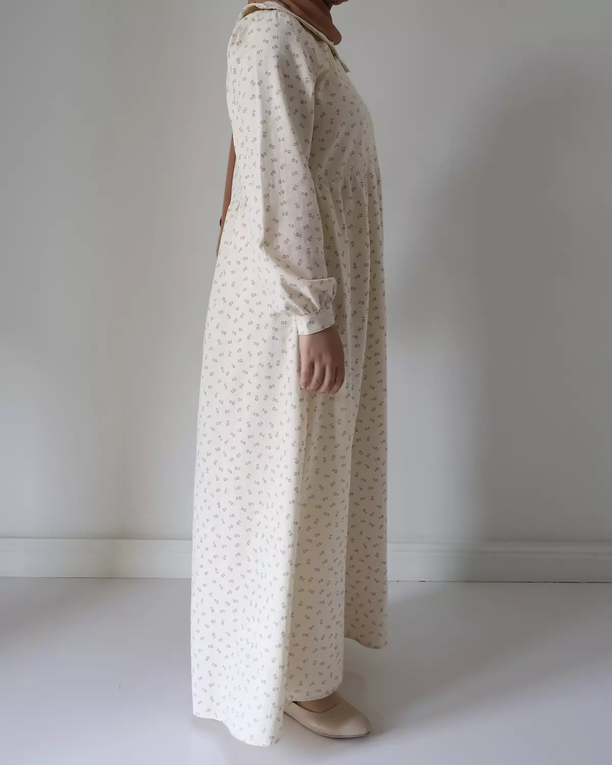 LINEN DRESS OFFWHITE  TEENAGE 4