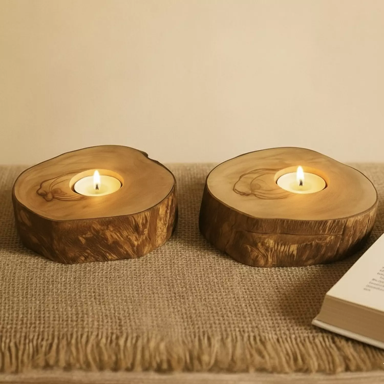 Olive candle set 2
