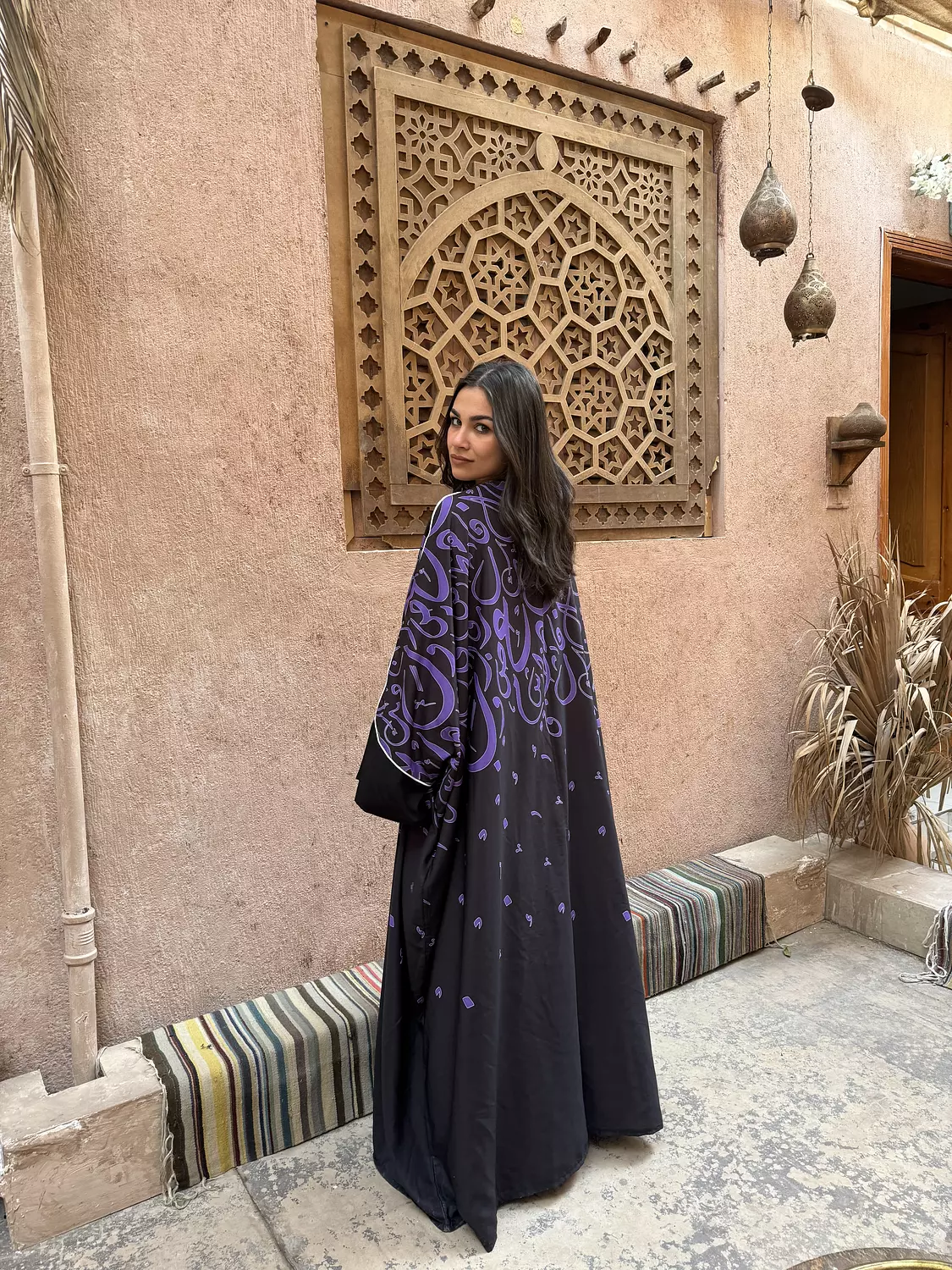 Purple Arabic Letters 5